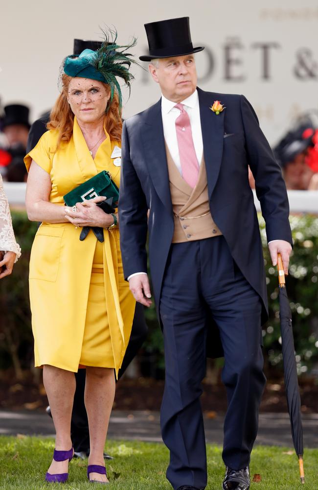 Prince Andrew and ex-wife Sarah Ferguson. Picture: Getty