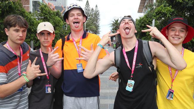 Day three of Schoolies celebrations at Surfers Paradise. Picture: Glenn Hampson