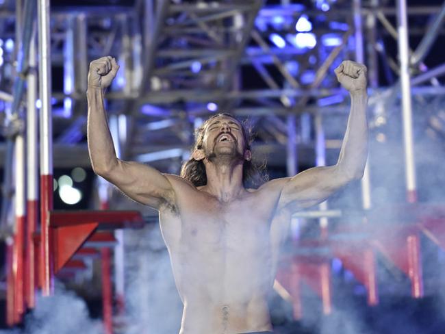 Isaac Caldiero after winning American Ninja Warrior.