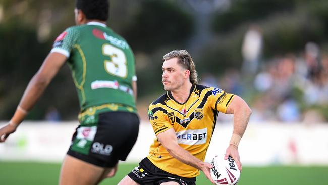 Papenhuyzen linked up with centre Kane Jackson to set up the first try of the game. Picture NRL photos