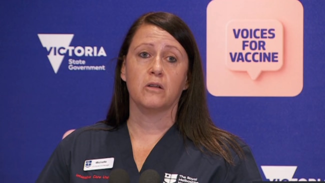 ICU Nurse Unit Manager Michelle Spence. Picture: Supplied / Sky News Australia