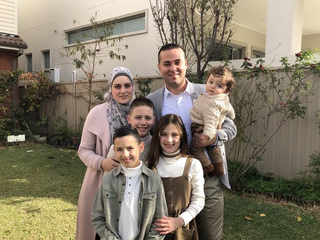 Bilal El-Hayek celebrating Eid with his family in 2019. Picture: Lawrence Machado