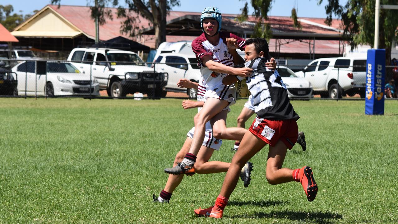 Mitchell Magpies v Wallumbilla-Surat Redbulls U16. Adrian Vowles Cup 2020.