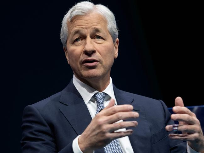 JPMorgan CEO Jamie Dimon has said that, in the future, AI advancements will allow people to work 3.5 day weeks. Picture: Jim Watson/AFP