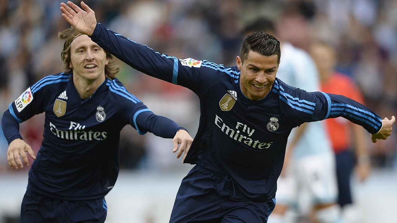 Cristiano Ronaldo, Bale and Benzema have scored 12 goals in the