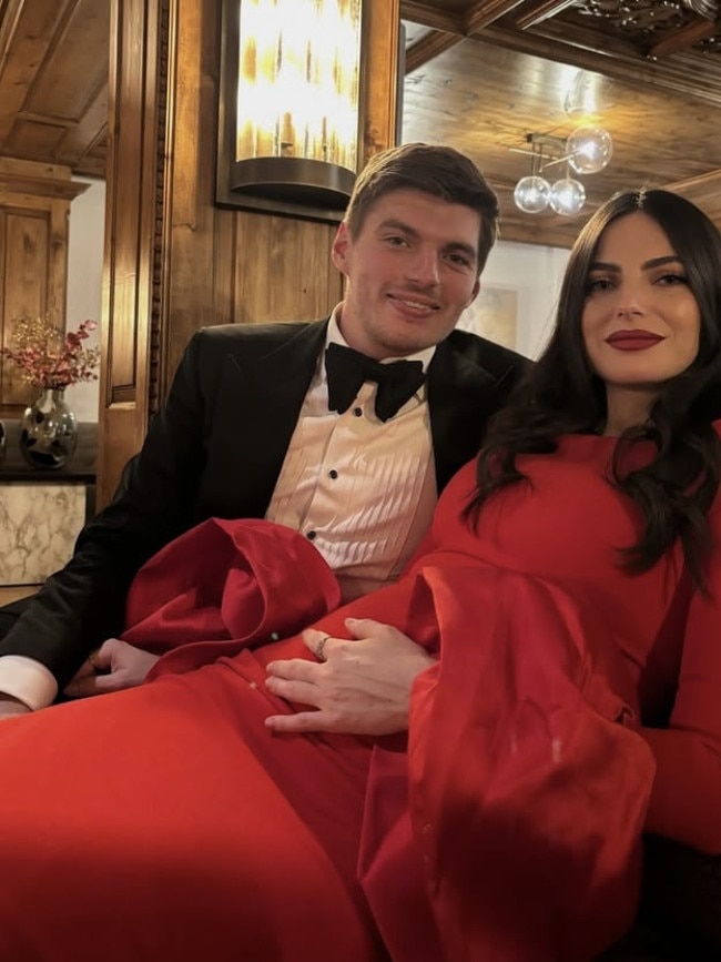 F1 driver Max Verstappen and his partner Kelly Piquet are expecting their first child in the coming days. Picture: Instagram/Supplied