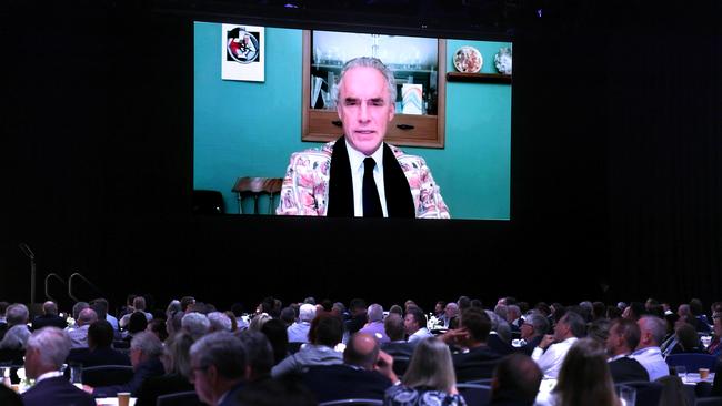 Jordan Peterson address the ARC conference in Sydney. Picture: Chris Pavlich/The Australian