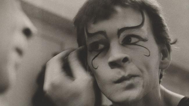 Butterfly behind glass, 1975.