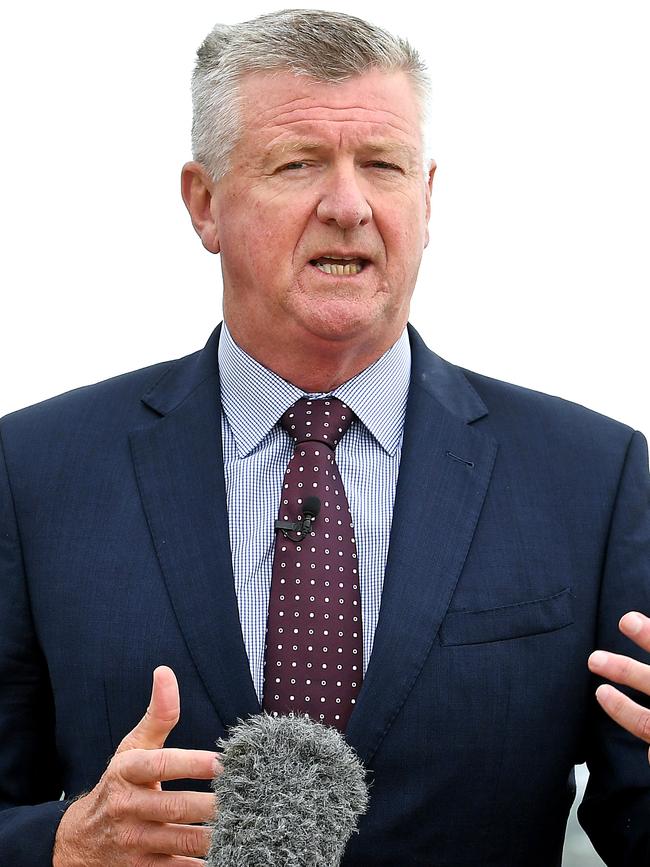 Patrick Condren yesterday. Picture: John Gass/AAP