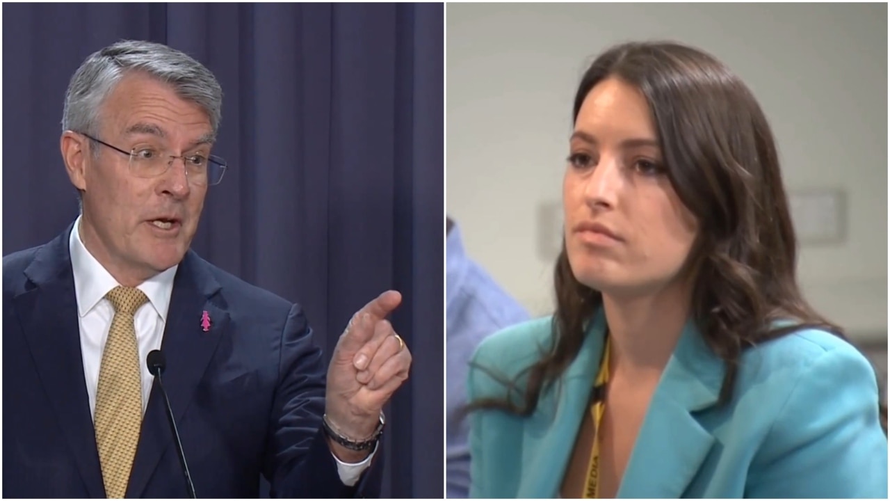 Attorney General Mark Dreyfus snaps during media conference over detainee  saga