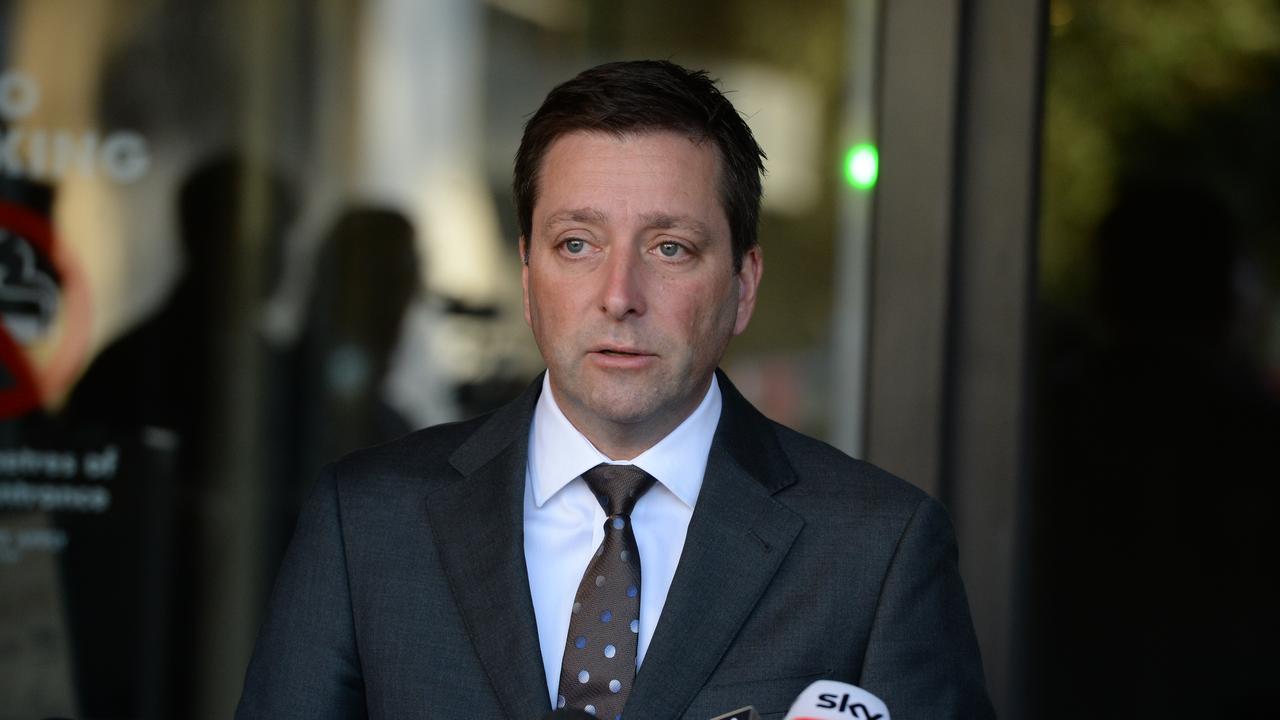 Victorian Opposition Leader Matthew Guy said he’s leaving pay rise disputes up to an independent body. Picture: NCA NewsWire / Andrew Henshaw