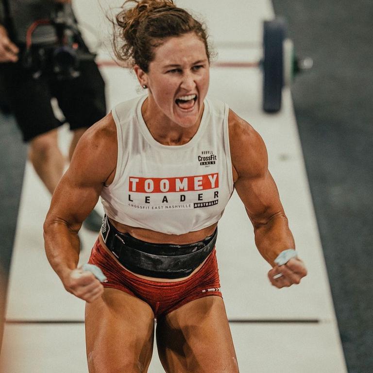 Toomey is the five-time reigning women’s champion in CrossFit, having won this past August at the 2021 CrossFit Games. Picture: Instagram