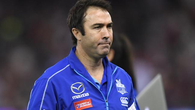 North Melbourne coach Brad Scott.