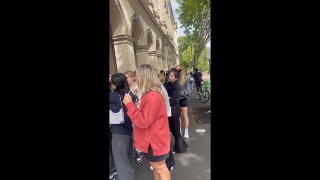 What sparked three-hour queue in Sydney