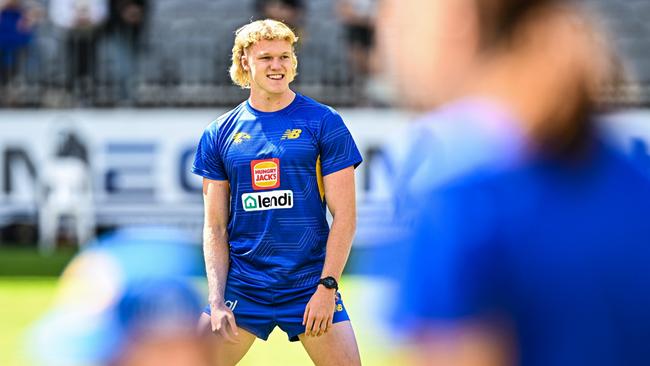 Reuben Ginbey has been a shining light for the Eagles. Picture: Daniel Carson/AFL Photos via Getty Images