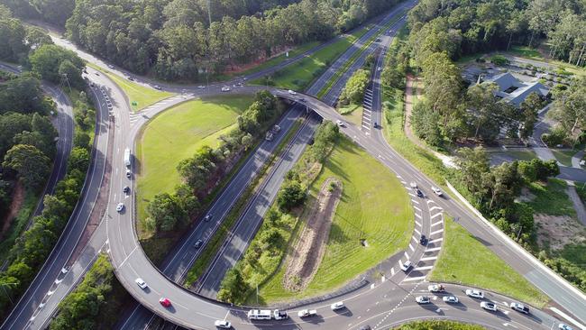 MAJOR upgrades are set to begin on a major Sunshine Coastt entry/exit point and notorious congestion hotspot - the Maroochydore Road/Bruce Highway interchange. Photo Patrick Woods / Sunshine Coast Daily.