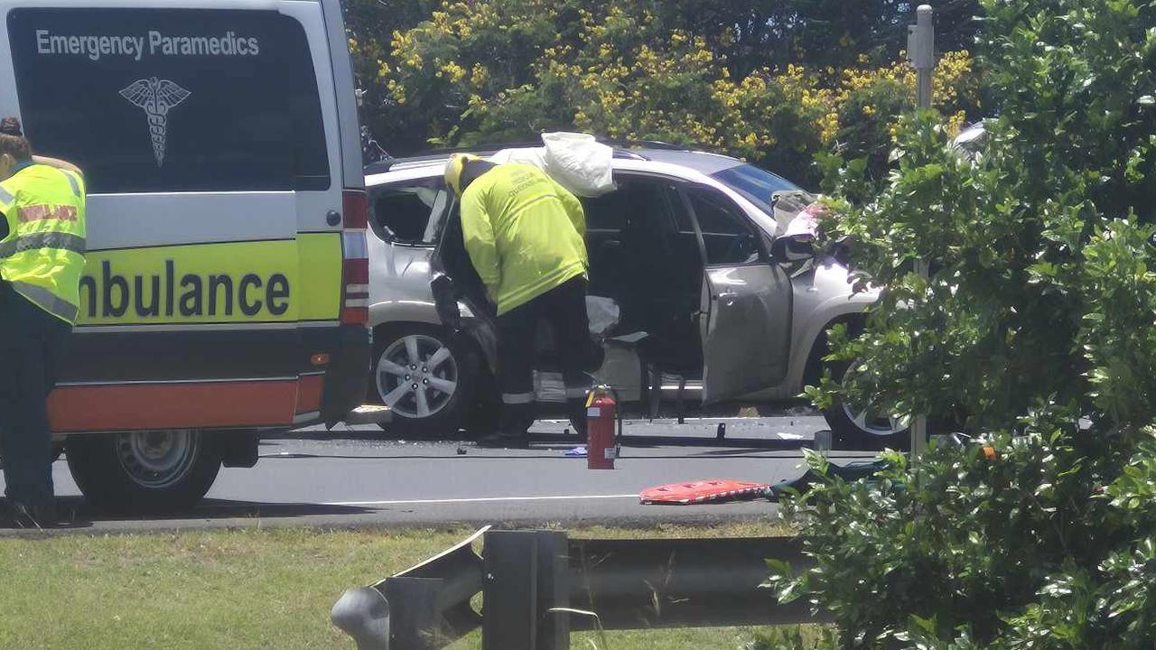 Crash, Takalvan St, Bundaberg, January 9, 2025.