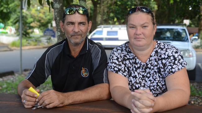 Michael Diaz and Alishia Dean have accepted a public housing position in Grafton after applying for more than 400 houses in the Lismore area. Picture: Liana Boss