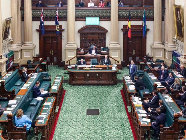 NEWS ADVVincent Tarzia's first question time as Opposition LeaderImage/Russell Millard Photography