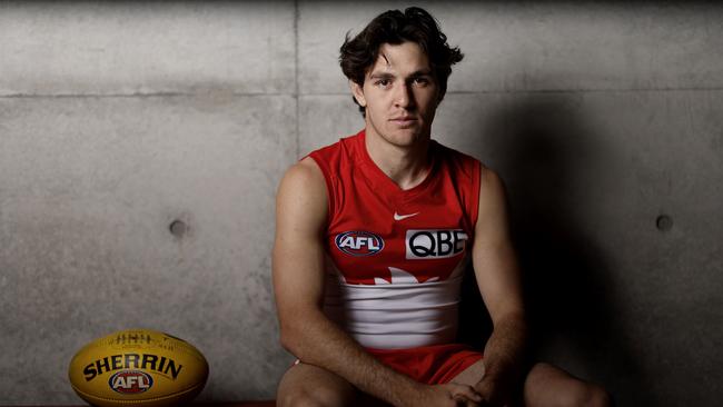 Errol Gulden of the Sydney Swans. Photo by Phil Hillyard