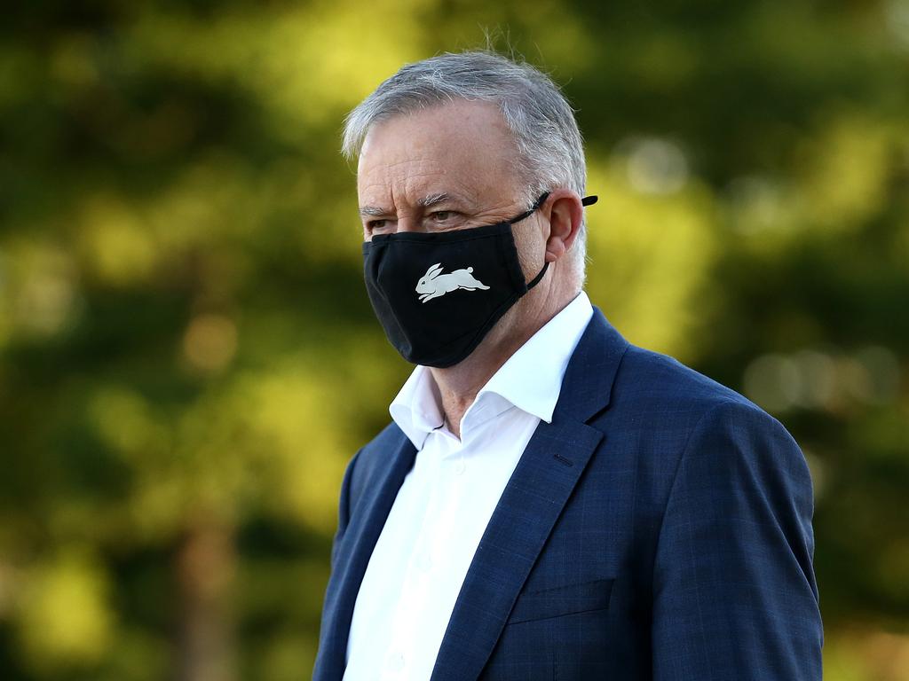 Anthony Albanese has called for the return of JobKeeper, or something ‘very similar’, amid NSW’s lockdown. Picture: NCA NewsWire/Jono Searle