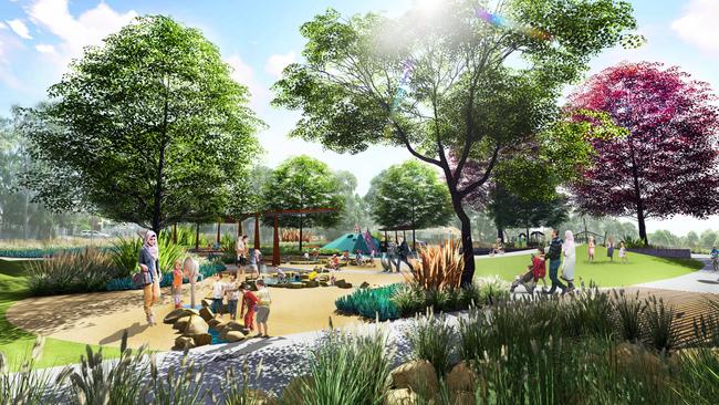 A new children’s playground will be one of the main attractions at Parry Park.
