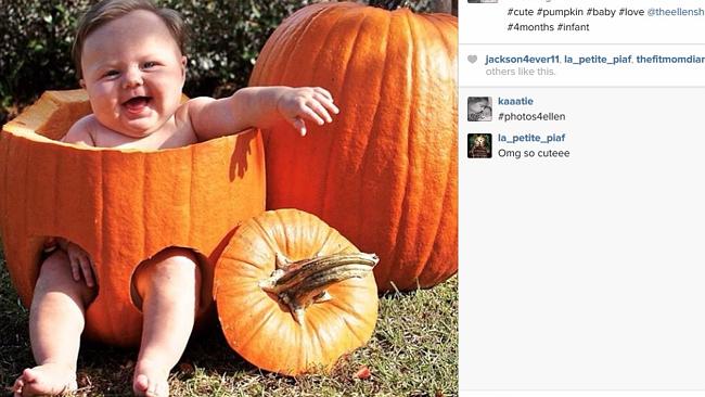 #FALL: Looking forward to his first Halloween, we reckon.