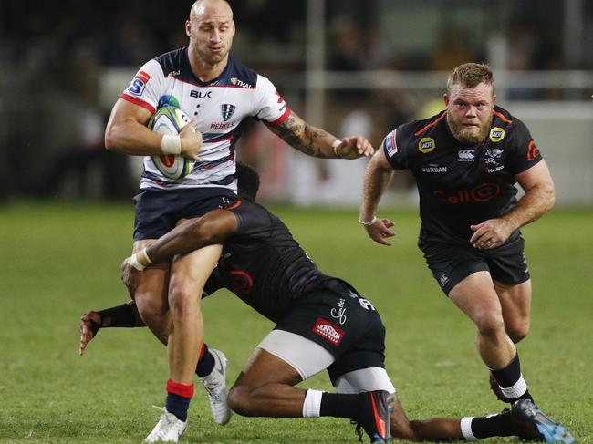 Billy Meakes against the Sharks at the Kings Park Stadium in Durban.