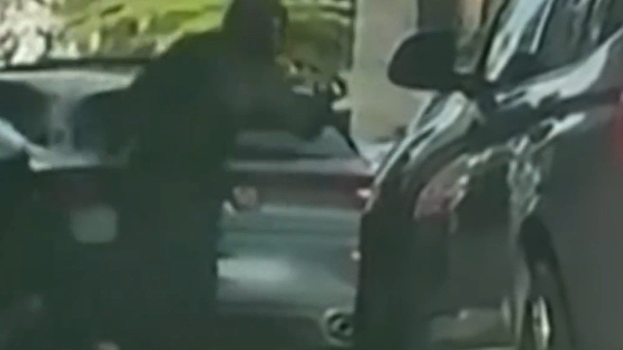 Police allege the gun was pointed at the driver of the car for 10 seconds. Picture: Channel 7