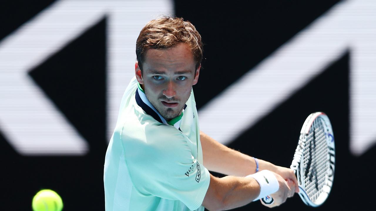 Daniil Medvedev has come out all guns blazing. Picture: Clive Brunskill/Getty Images