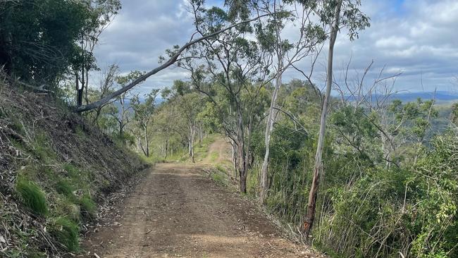 Police have cordoned off a section of Glen Lomond Park at Middle Ridge on the outskirts of Toowoomba after a hiker discovered what investigators believe are human remains.