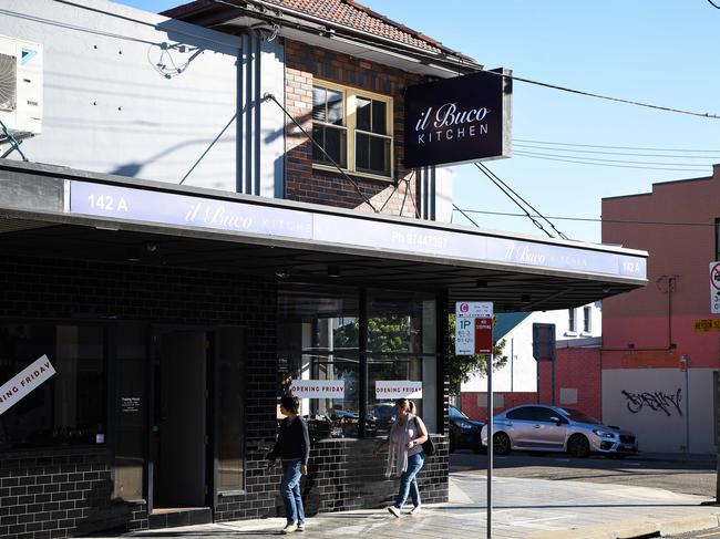 A look at the outside of il Buco Kitchen, at 142A Liverpool Rd, Burwood. Picture: Flavio Brancaleone