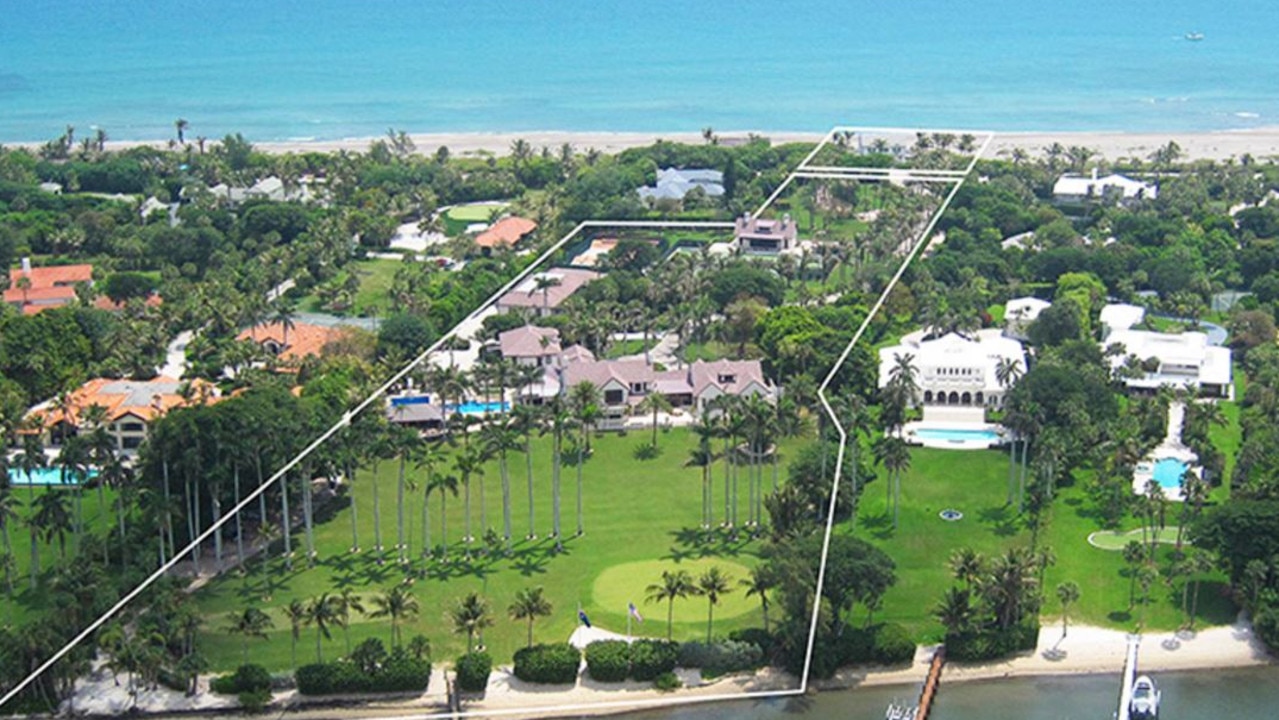 Greg Norman has put his Florida mansion up for sale.