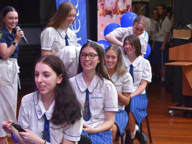 Year 12 students at Loreto College 'Rocked the Chop' for the Cancer Council's Ponytail Project.