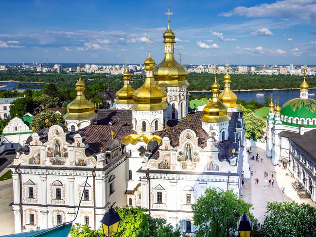 The Kyiv Pechersk Lavra monastery where President Putin had hoped to receive a Ukrainian surrender. Picture: iStock