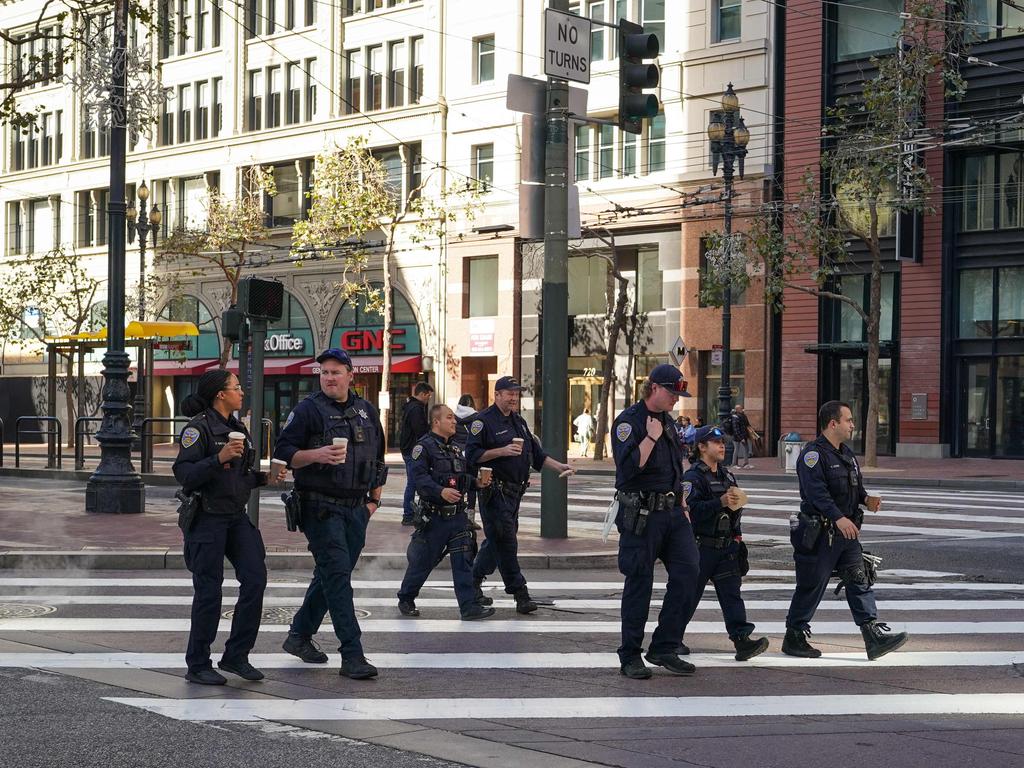 The city took steps to clean up in advance of the summit. Picture: Loren Elliott/AFP