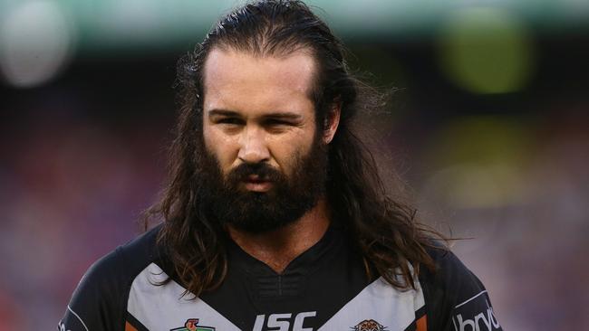 Aaron Woods faces up to six weeks out with an ankle injury. Picture: Peter Lorimer