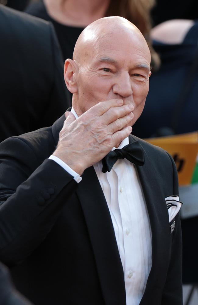 Patrick Stewart attends the 90th Annual Academy Awards on March 4, 2018 in Hollywood, California. Picture: AFP