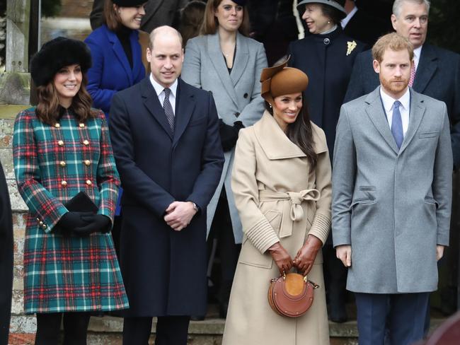 Being a royal comes with a line of duty: Princess Beatrice, Princess Eugenie, Princess Anne, Princess Royal, Prince Andrew, Duke of York, Prince William, Duke of Cambridge, Catherine, Duchess of Cambridge, Meghan Markle and Prince Harry. Picture: Getty