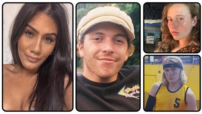 Tayla Watson, Reid Parsons, Kai Gelastopoulos and Vayda Dainney apologised to the court for entering defence land.