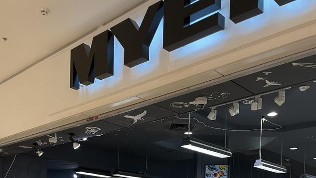 Myer department store at Westfield Parramatta. Picture: Supplied.