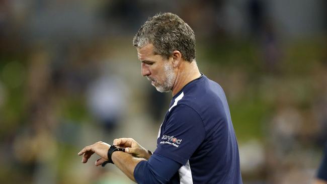 Is the clock ticking on United coach Marco Kurz’s tenure in Adelaide? Picture: AAP Image/Darren Pateman