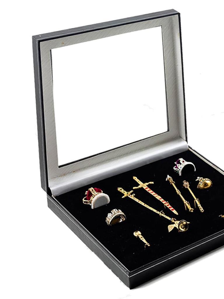 Twelve-piece miniature coronation set, Westminster Abbey, AU$‌445.00