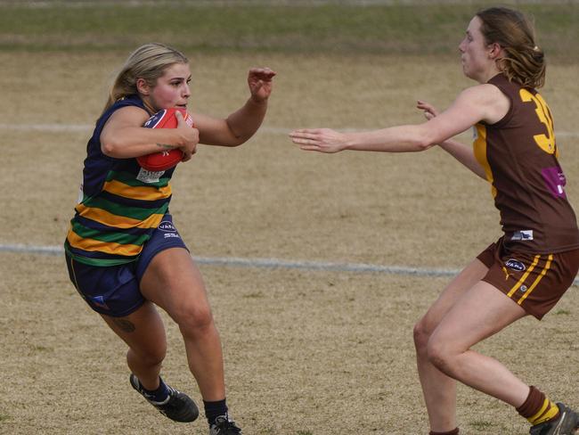 VAFA - Premier Women's footy Grand Final  St Kevins v Kew.  Teah Stepan - St Kevins   Picture: Valeriu Campan