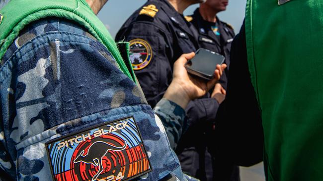 Pitch Black 2024 exercise as Italian aircraft carrier ITS Cavour gave media a glimpse into what a standard few hours aboard the mammoth vessel looks like. Picture: Pema Tamang Pakhrin