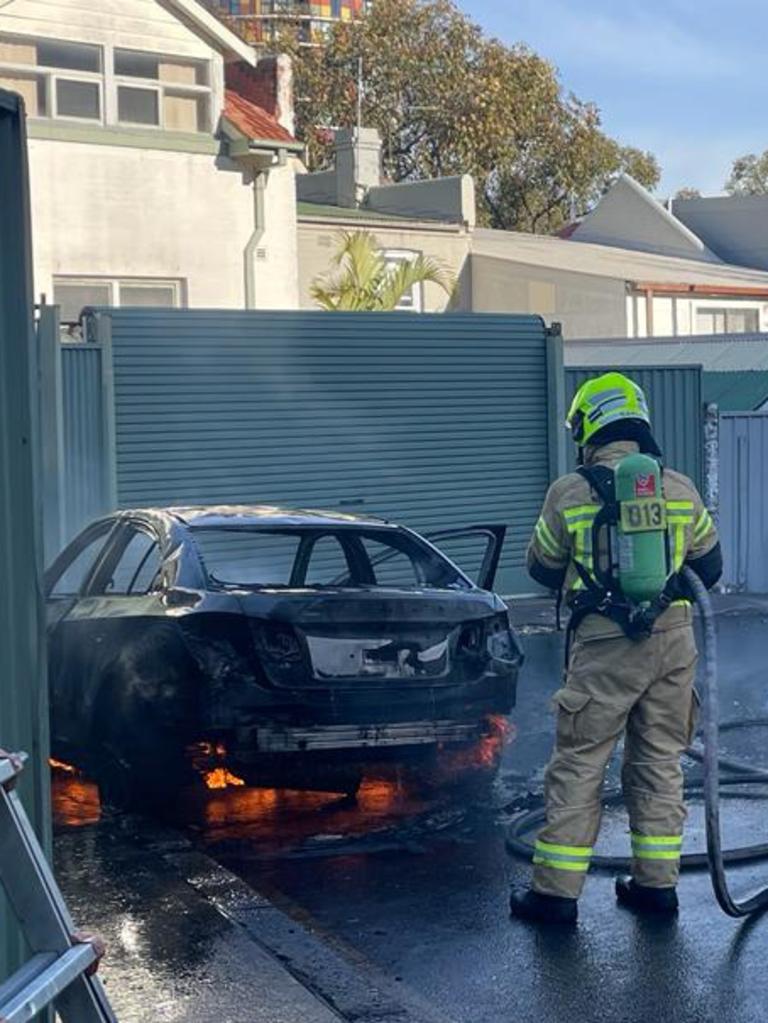 A Holden Commodore was the second car used by gunman to escape the scene of Alen Moradian’s murder at Bondi Junction. Picture: Zac McLean.