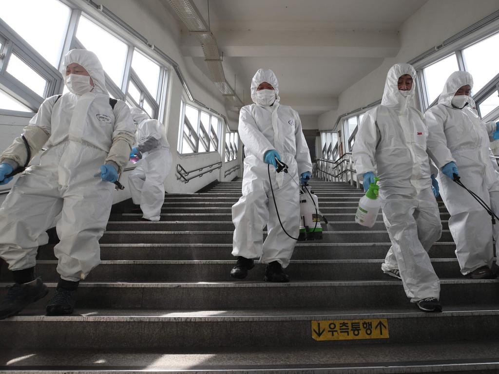 South Korea took decisive action against its outbreak. Picture: Yonhap/AFP