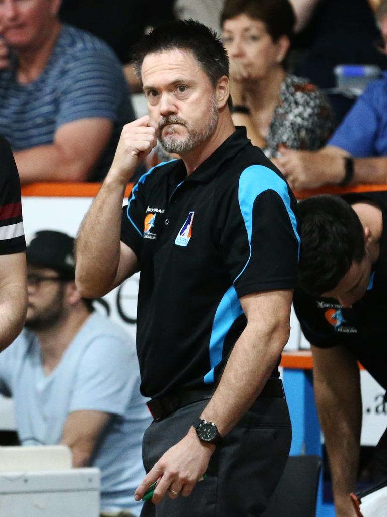 Jamie O'Loughlin coached the Marlins in 2019, and is currently the lead assistant coach at the Cairns Taipans. PICTURE: BRENDAN RADKE