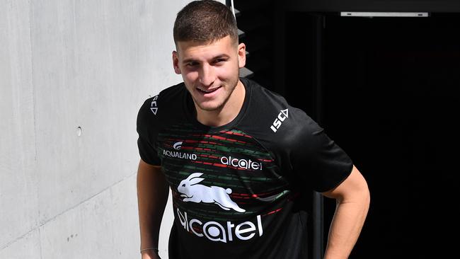 Adam Doueihi left the Rabbitohs after Latrell Mitchell’s arrival. Picture: AAP