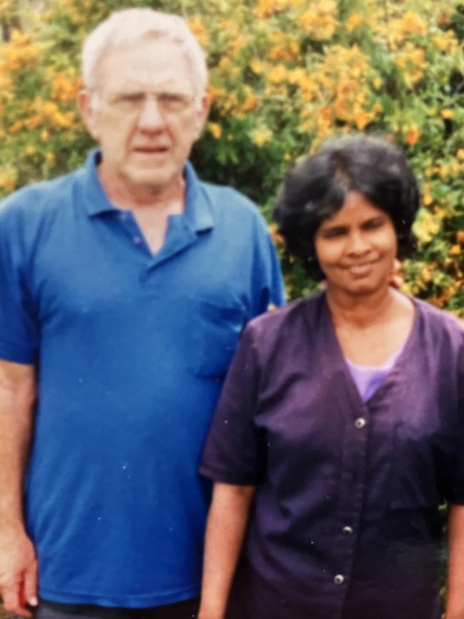 Frank and Annapuranee “Anna” Jenkins. Picture: Supplied